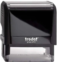 Trodat 4.0 4915 Bélyegző  printy  4.0 4915 fekete ház fekete párna kép
