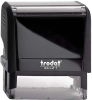 Trodat 4915/F K Bélyegző  printy 4.0 4915 fekete ház kék párna kép