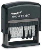 Trodat COR_IT4817 Dátum- és szövegbélyegző, 12 féle szöveggel,  