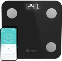 Truelife TLCSMFSW1NNBA Fitscale w1 smart home bluetooth személymérleg fekete kép