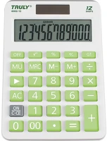 Truly 6002-12 ZÖLD Számológép  asztali   zöld kép