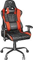 Trust GXT 708R Gxt 708r gamer szék, fekete-piros (24217) kép