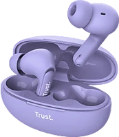 Trust 25297 Yavi enc true wireless bluetooth lila fülhallgató kép