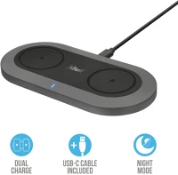 Trust 22892 Yudox2 dual vezeték nélküli telefon töltő () kép