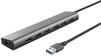 Trust 24967 Halyx 7 portos usb hub kép