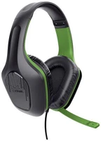 Trust 24994 Gxt415x zirox xbox gamer over ear headset vezetékes stereo fekete, zöld kép