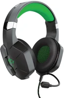 Trust GXT 323X Gxt 323x carus gamer headset fekete-zöld (24324) kép