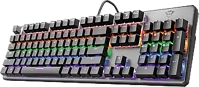Trust GXT 865 Gxt 865 asta mechanikus gaming billentyűzet, rgb, magyar kiosztás (23089) kép