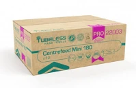 Tubeless H65TUB22003 Pro 180 mini tekercses kéztörlő 1 rétegű, fehér, 100% cellulóz, 726lap, 181,5m 12db/zsugor kép