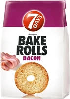 Tuc 14.01180 Kétszersült kenyérkarika  bake rolls bacon 80g kép