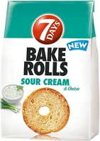 Tuc 14.01182 Kétszersült kenyérkarika  bake rolls hagymás tejfölös 80g kép