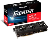 Tul RX7700XT 12G-F/OC Powercolor amd radeon rx 7700xt 12gb gddr6 fighter hdmi 3xdp - kép