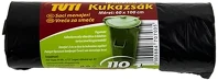 Tuti 110L Szemeteszsák  110l fekete 60x100 cm 10 darabos kép
