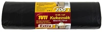 Tuti 200l Szemeteszsák tuti extra 200l köthető füles 10 db/tekercs