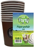 Tuti COR_KHMU273 Papírpohár, 2 dl, 10 db,  
