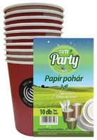 Tuti COR_KHT960 Papírpohár, 3 dl, 10 db,  