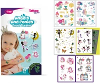 Tytoo TY50275 Angyalok és pónik tetoválás matrica szett (ty50275) kép
