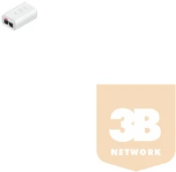 Ubiquiti POE-24-7W-G-WH Adapter -  - 24v 0.3a gigabit poe és lan port, fehér kép