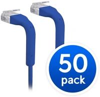 Ubiquiti U-CABLE-PATCH-RJ45-BL-50 Unifi cat.6 utp patch kábel, 0,1m, kék 50db kép