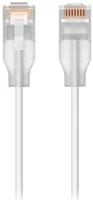 Ubiquiti UACC-CABLE-PATCH-EL-0.3M-W Hálózati kábel áttetsző, fehér 0,3 m cat6 kép