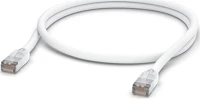 Ubiquiti UACC-CABLE-PATCH-EL-1M-W Hálózati kábel áttetsző, fehér cat6 kép