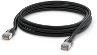 Ubiquiti UACC-CABLE-PATCH-OUTDOOR-3M-BK | lan patchcord | outdoor, cat.5e stp, 3m, black kép