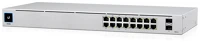 Ubiquiti USW-16-POE Switch 16x1000mbps (8xpoe+) + 2x1000mbps sfp, menedzselhető, rackes - kép