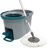 Uctem plas H65SPM252 Spin mop turbó pedálos felmosószett 17 literes (vödör, nyél, mop) kép