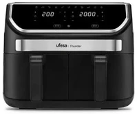 Ufesa UFESA THUNDER Forrólevegős sütő 9l (4,5l + 4,5l) kép