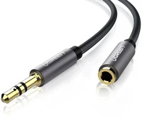 Ugreen 10594 Av118 aux jack audio hosszabbító kábel 3.5 mm 2m fekete (10594) kép