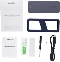Ugreen 20 GBPS Cm777 nvme/sata 20 gbps, usb-c ssd ház kép