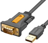 Ugreen USB TO DB9 RS-232 Usb to db9 rs-232 cable  cr104, 2m (black) kép