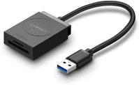 Ugreen 20250B Usb adapter kártyaolvasó sd, microsd (fekete) kép