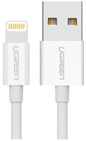 Ugreen 20728 Mfi lightning adatkábel, 1m, fehér kép