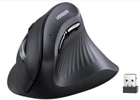 Ugreen 25444 egér vertikális, wireless, multi mód, 5 programozható gombos, ergonomikus kép