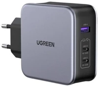 Ugreen 3.1, 2X nexode hálózati töltő, 140w, 3 port, gan, pd kép