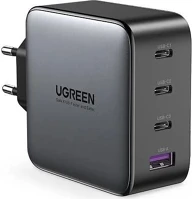 Ugreen 40747 Gan fast 100w univerzális hálózati töltő adapter fekete kép