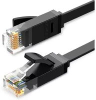Ugreen 50172 Ethernet rj45 lapos kábel, cat.6, utp, 0,5m, fekete kép