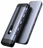 Ugreen 70508 CM287 5 AZ 70508  cm287 5 az 1-ben adapter   szürke kép