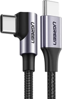 Ugreen US255 Us255 usb-c to usb-c cable, 3m, 60w, angled (black) kép
