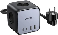 Ugreen CD268 Cd268 elosztó kocka eu , 65w, 1,8m (fekete) kép