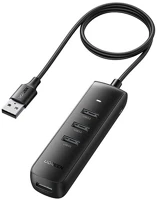 Ugreen CM416 10915 Cm416 4-portos usb3.0 hub fekete kép