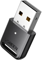 Ugreen CM591 USB Bluetooth 5.3  cm591 usb adapter/receiver, led, 20m range (black) kép