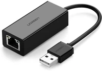 Ugreen CR110 USB Cr110 usb- rj45 hálózati adapter, fekete (20254) kép