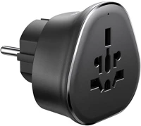 Ugreen EU/UK/US S500 1db villásdugó (eu/uk/us) adapter fekete kép