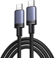 Ugreen L528 adatkábel (type-c - type-c, 240w, pd gyorstöltő 3.0, 200cm) sötétszürke kép