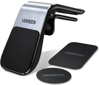 Ugreen LP290 Lp290 mágneses autós tartó hűtőrácsra ezüst-fekete (80712) kép