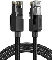 Ugreen NW135 Nw135 rj45 fonott hálózati kábel cat.6 u/utp 3m fekete (70681) kép