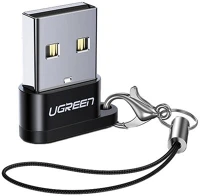 Ugreen US280 Adapter (usb - type-c aljzat, otg, adatátvitel és töltés) fekete kép
