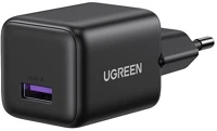 Ugreen X518 X518 hálózati töltő usb aljzat (20w, gan, pd gyorstöltő) fekete kép